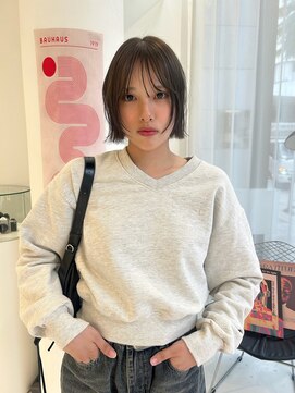 ハイブ 金沢(Hive) ぱつっとボブ　顔まわりレイヤー