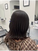 外ハネボブ［暗めカラー/グランマッシュ/デザイン］長野歌穂