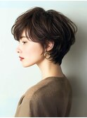 大人女性/ショート/垢抜け/ヘアカラー/30代/40代/50代