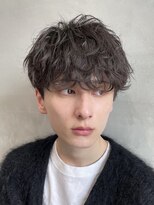 フィフス 原宿(fifth) 原宿シャドウパーマメンズカットラウンドマッシュ30代緩め20代