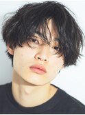 MEN’S HAIR/サーフカール/刈り上げセンターパート/木更津
