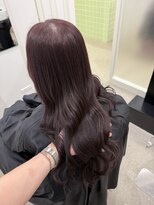 ミニムム バイ ヘアサロンリリ(minimum by hairsalon Re:li)&nbsp;ブリーチなしWカラー・ラベンダーカラー