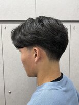 ニコ トウキョウ ロジック(nico TOKYO Logic)&nbsp;メンズセンターパートニュアンスパーマアップバング