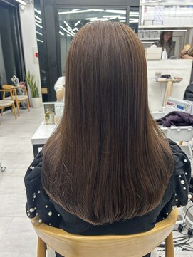 ビューナゴヤ 名駅(VIEW NAGOYA) レイヤーカット/ベージュカラー/縮毛矯正/前髪カット
