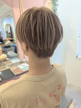 アットティー 金沢八景(at tee...) 刈り上げマッシュ×ブリーチ&オンカラー