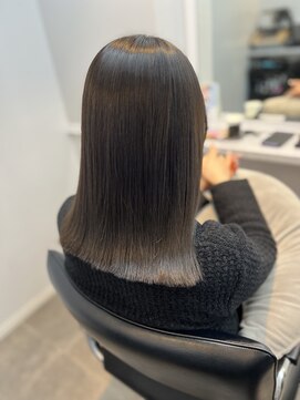 ウィステリア アネックス 銀座(WISTERIA ANNEX) ダークグレージュ/ULTOWAトリートメント/髪質改善カラー/東銀座