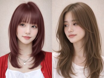 ロティー 天神(loty)の写真/カット+カラー+TR￥6900~*ブリーチやダブルカラーもダメージレスに透明感たっぷり*なりたいが叶う美容院♪