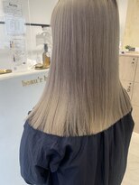ネオリーブウリ 二子玉川店(Neolive uri)&nbsp;ミディアムヘア暗めカラーデザインカラーフェイスフレーミング