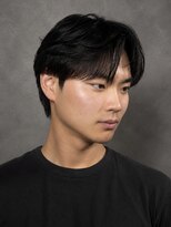 アウル 心斎橋(owl)&nbsp;韓国風コンマバング×ニュアンスパーマ×ダウンパーマmen's髪型