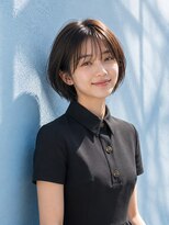 ライクバイコトナ 越谷(RIKE by kotona)&nbsp;ショートボブ髪型20代30代40代50代前髪あり前髪なし面長丸顔越谷