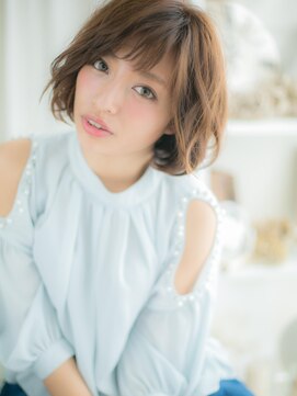 モッズヘア 越谷(mod's hair) シースルーバングオンブレ小顔くせ毛風ロブ越谷20代30代40代a!