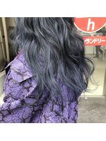 マーズ(Hair salon Mars) ネイビーブルージュグラデーション。