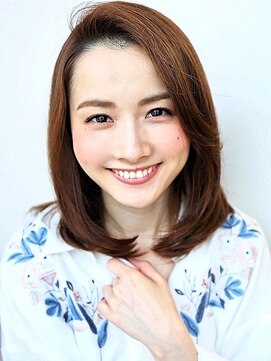 ヘアメイク フレンシア(hair make flencia) ふんわり可愛い愛されミディ