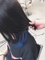 ヘアーメイク ハート(hair make HEART) インナーカラー☆ブルー