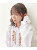 【Lufeli】小野裕大 フェザーバング*ベージュ*小顔カット