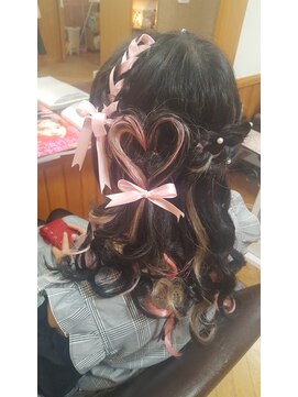 エクステンション クーチャー(Extention Cu'cha) ライブ イベント ハートヘアメイク エクステ100go(^-^)o