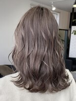 リベルテ 岡崎店(Liberte)&nbsp;【モーブベージュ】切りっぱなし波巻きスタイル