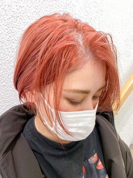 アッシュ 元住吉店(Ash) ファイバープレックスピラミンゴで鮮やかなピンクオレンジ