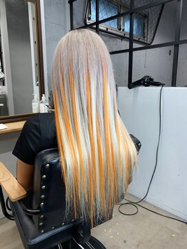 ワン(ONE) シルバー×オレンジ