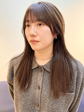 トレス(TRESS) 前髪 セミロング 顔まわりカット 韓国 原宿 表参道 渋谷