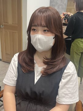 フォンド 津田沼(fond.) 斜めバング/グレージュカラー/デザインカラー/津田沼駅