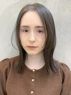 アイティー バイ アルバム 浦和店(IT by ALBUM) ニュアンスストレート_マチルダボブピンクベージュ_29518