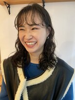 ガーランド (Garland) くるくるパーマ/くせ毛風前髪/前髪パーマ/黒髪パーマ/表参道