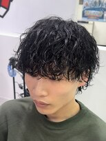 オーシャントーキョー 心斎橋(OCEAN TOKYO WEST)&nbsp;波巻きパーマメンズツイストスパイラルパーマツーブロック