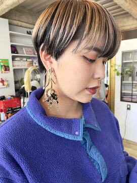 ヌード(NUDE) NUDE アンブレラカラー マッシュショート コンパクトショート