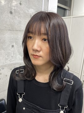 メルシー トータル ブランディング サロン(merci TOTAL BRANDING SALON) 大人くびれセミディ/モーヴブラウン【横浜】