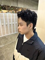 ショートピンパーマ