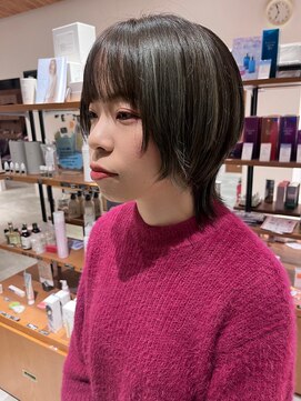 サラビューティーサイト 志免店(SARA Beauty Sight) 【あんスタイル】大人ショートウルフ×ハイライト