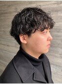 メンズカット  ビジネスパーマ  白髪染め ビジネスヘア 84