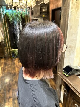 ヘアー クリエイト カルバリ(HAIR CREATE Calbari) ミディアムウルフ×アンブレラカラー