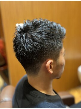 ヘアモード キクチ 銀座店 銀座 理容室 フェードスタイル ショート