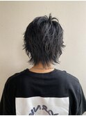 ミディアムウルフスパイラルツイストスパイラルミックス