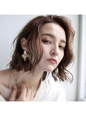 無造作大人ボブ