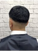 メンズ／スキンフェード／ベリーショート／アップバング