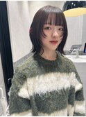 ★美髪くびれ愛されレイヤーボブショコラカラーショコラベージュ