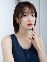 エインアンリー 表参道(AIN.ANLY.) 4ミニボブ鎖骨ミディアムボブかきあげボブウルフボブパーマ小顔