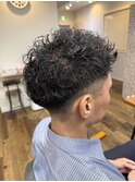 ビジネスモヒカン×パーマ【TELA HAIR妙典】
