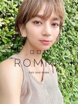 ロミー 本厚木(ROMMY.) 小顔マッシュボブ◎レイヤーカットくすみベージュ20代~50代