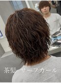 ウルフ/波巻き/サーフカール/脱縮毛矯正パーマ/原宿駅