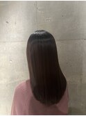 自然にまとまるカットにウル艶縮毛矯正！(飯田)