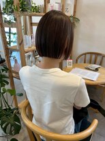 ソラ(SORA.)&nbsp;ミニボブ/切りっぱなしボブ/20代/30代/40代/髪質改善/ベージュ