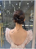 【平林鼓】お呼ばれおすすめ！大人ガーリーリボンアレンジ！