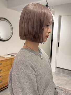 ボブ/レイヤーカット/ケアブリーチ