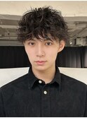 men's/メンズカット/マッシュ/波巻きツイストスパイラル
