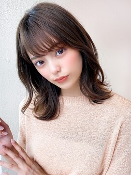 アフロート エル 錦糸町(AFLOAT L) 【20代30代】クラゲヘアーレイヤーボブ/黒髪/暗髪/小顔レイヤー