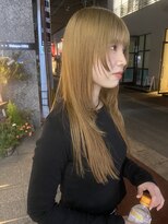 ラピステン 福岡天神 大名店(Lapis)&nbsp;ブリーチカラー/デザインカラー/顔周りカット